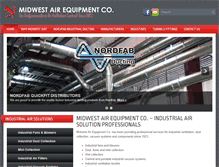 Tablet Screenshot of midwestairequipmentco.com